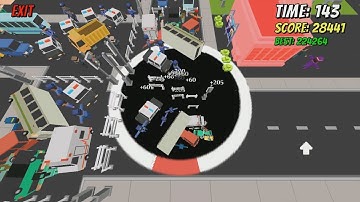 Hole.io [Void.io] Map Control: 100.00% WORLD RECORD 226,226