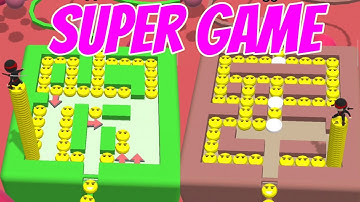 Stacky Dash - All Levels Gameplay Android,ios hard level #743 #744