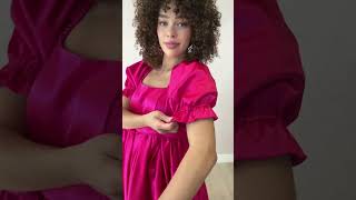 Coco Dress In Hot Pink Try On In Size S - Ivy City Co