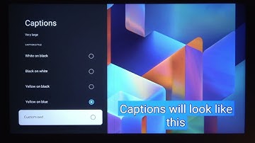 XIAOMI Smart L1 – How to Enable and Set Up Captions