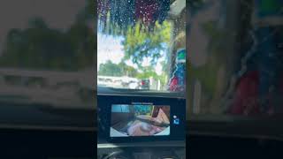 FIRST TIME GOING THROUGH GAS STATION CAR WASH IN A BENZ!#carwash #carwashing #benz #mercedes