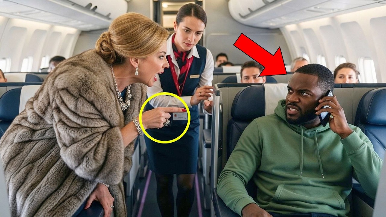 White CEO’s Wife Insults Black Passenger Mid-Flight — Emergency Landing Changes Everything