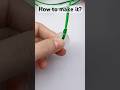How to make it?#shorts #shortsfeed #diy #craft #diycrafts #handmade #howto #pendant #fashion #knot