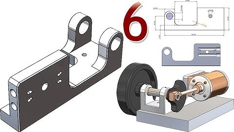 6-Project 42| Horizontal Wobbler Steam Kit | SolidWorks Tutorial : base
