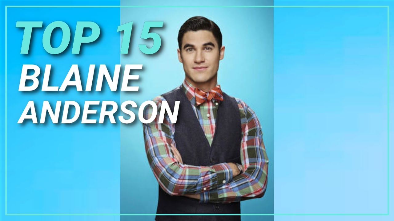 GLEE - TOP 15 BLAINE ANDERSON (SOLOS) | HD