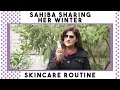 Winter skincare routine  natural products  benefits of aloe vera gel  lifestyle with sahiba
