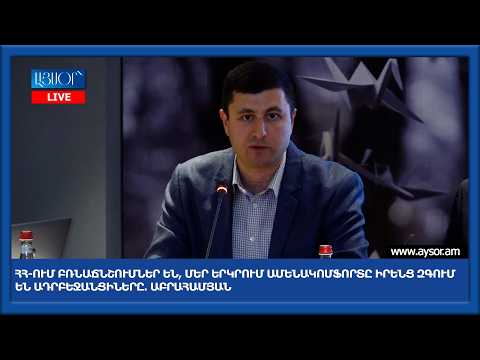 There are repressions in Armenia, Azerbaijanis feel the most comfortable in our country: Abrahamyan