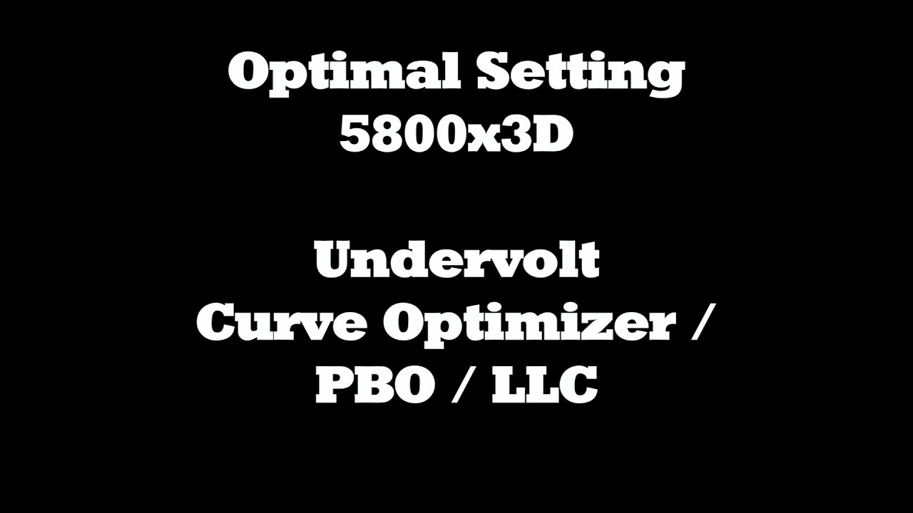 5800x 3D Optimal Settings PBO CO Undervolt Engl YouTube 5800x-3d-optimal-settings-pbo-co-undervolt-engl-youtube