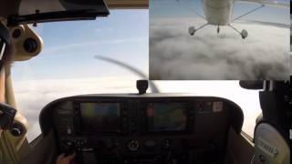 IFR KPAO KTCY Cessna 172SP - 2 GoPro Cameras