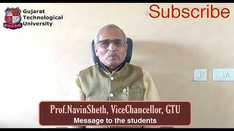 GTU Vice Chancellor Sir