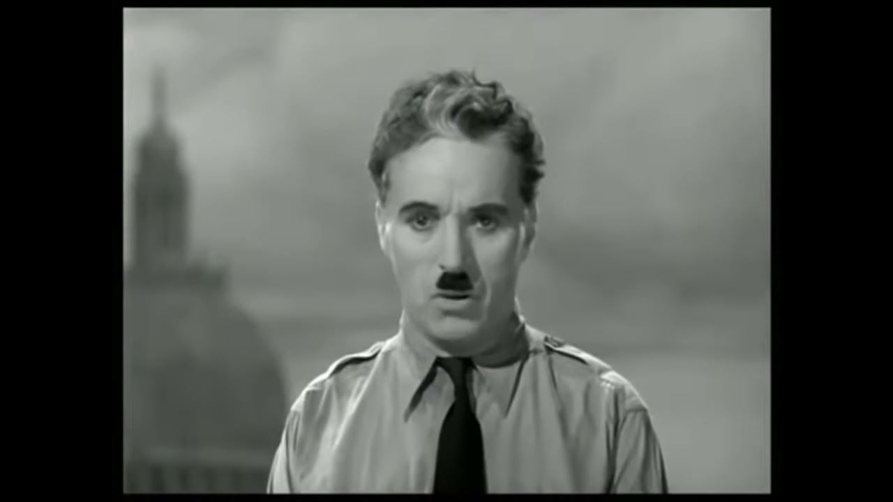 Rede an die Menschheit Der große Diktator Charlie Chaplin YouTube