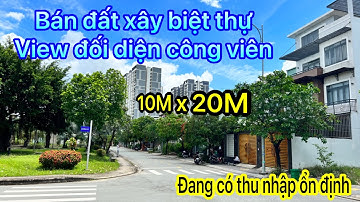 Bán đất Biệt Thự khu đất vàng Lái Thiêu TP. Thuận An | 10M x 20M | tiện ích không thiếu gì
