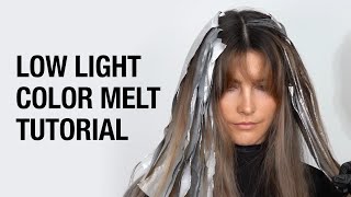 How to Lowlight to Create Dimension | Demi-Permanent Color Melt Tutorial | Kenra Color