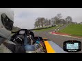 Cadwell Park Race 2 April 2018 Sam Moss #31 125 Open Superkart