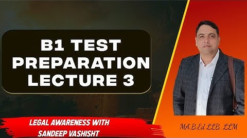 B1 Test Preparation Lecture-3/ CrPC 41, 41A, 41B,41C,41D, 42,43,44,45 and 46
