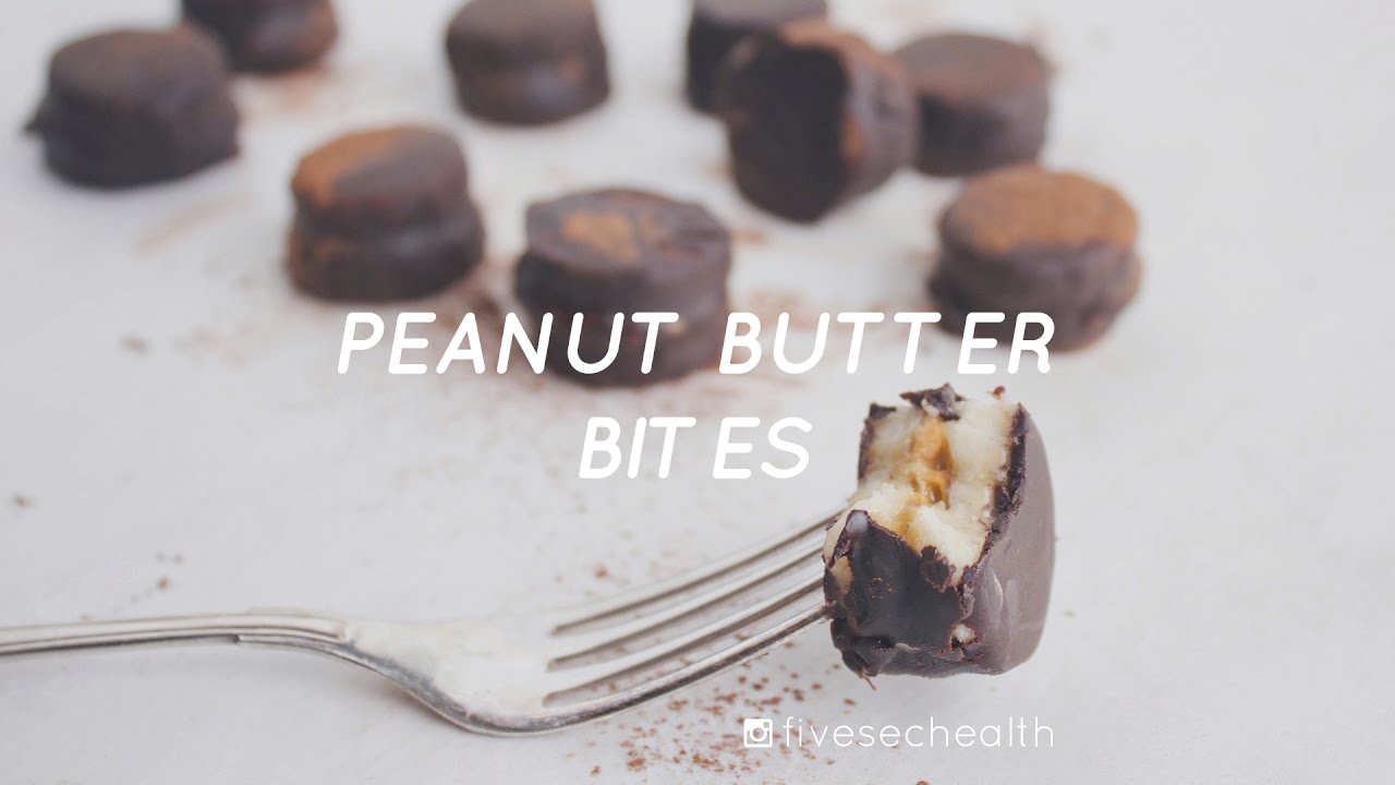 PEANUT BUTTER BITES | Plant-Based Vegan Recipe