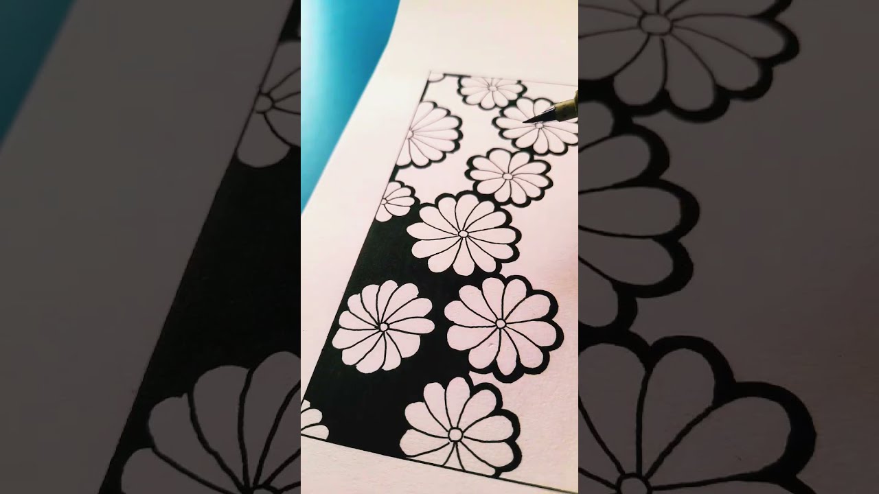 Mandala Drawing With Flowers Shorts Trending Art Shortsfeed Viral Artwork