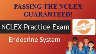 Endocrine System - Nursing NCLEX Practice Exam Questions with Rationale screenshot 5