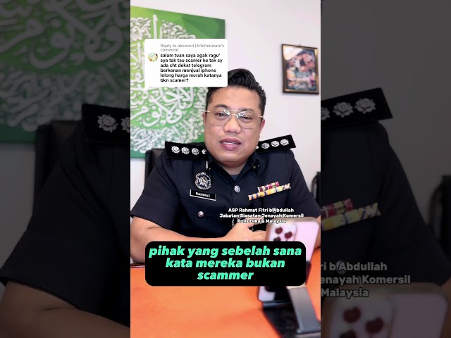 Beli handphone IPhone lelong murah | Scammer | Sembang Abang Polis class=