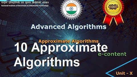 AA 10 Approximate Algorithms
