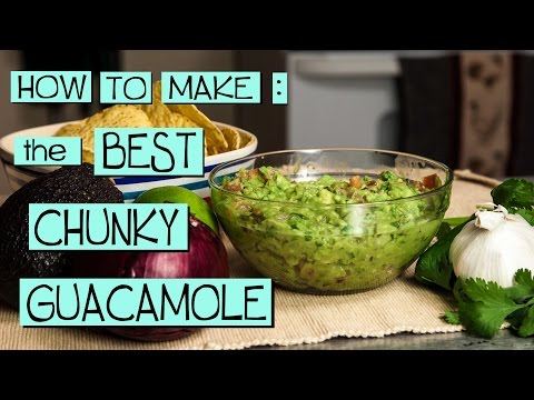 HOW TO Make the BEST Chunky Guacamole