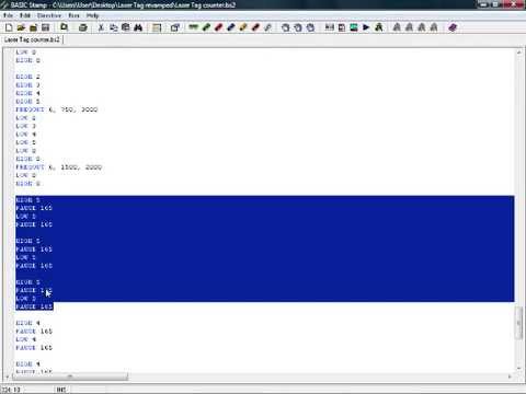Basic Stamp Laser Tag Demo (Part 4/4)
