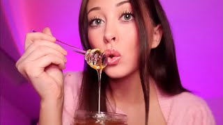 ASMR BRUITS DE BOUCHE POUR DORMIR (miel, inaudible, chuchotement)