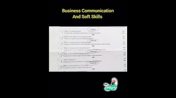 BUSINESS COMMUNICATION AND SOFT SKILLS. #2021 #bcs #mba #jntukakinada