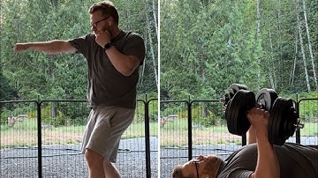 Day 98: Can a lazy 48 year old get back in shape? #benchpress