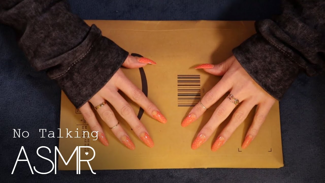 ASMR Every time I spent time on the cardboard 4 (🎧 no talking | tapping, scratching & tracing)