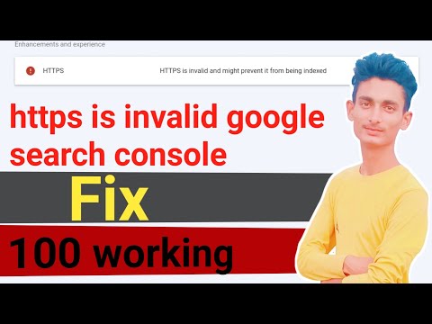 https is invalid and might prevent it from being indexed | https is invalid google search console