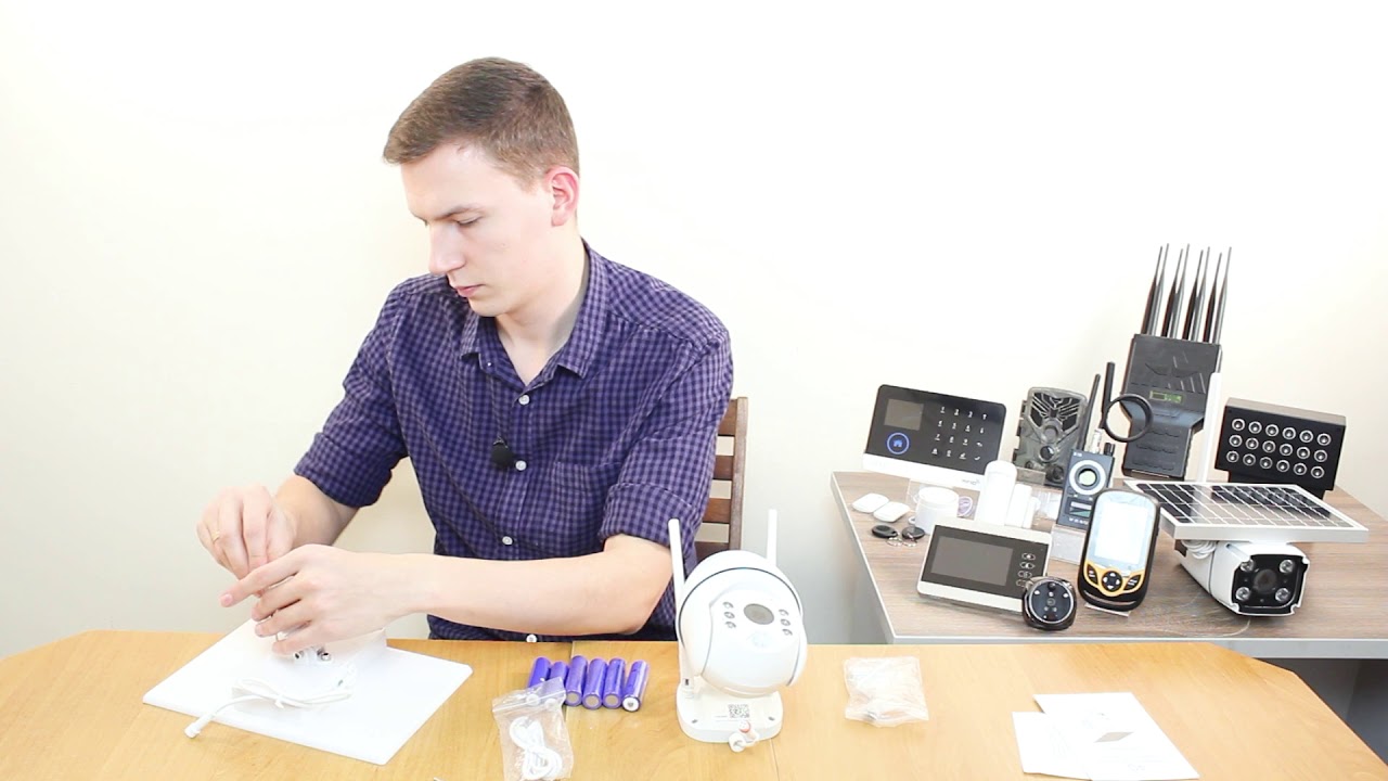 Комплектация и подготовка к работе уличной поворотной камеры с ...