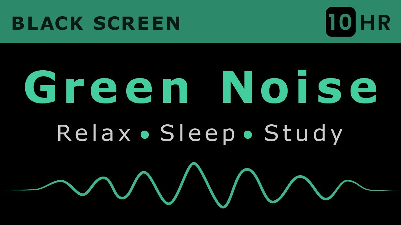 10 Hours of Green Noise and Heavy Rain | NO ADS - FALL ASLEEP FAST