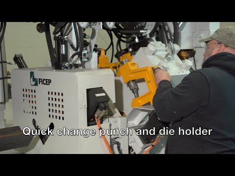 CNC Angle Line with Innovative Quick Change Tooling Assemblies