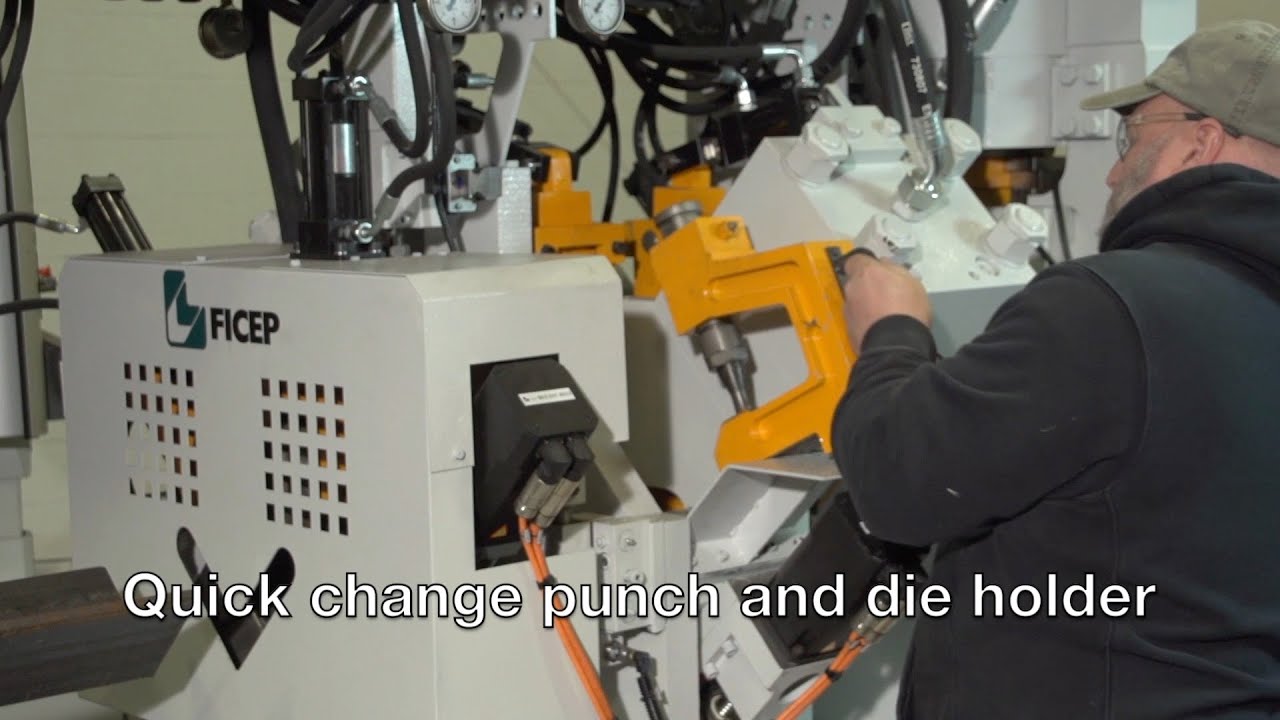 CNC Angle Line with Innovative Quick Change Tooling Assemblies YouTube
