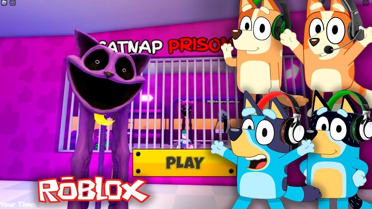 Bluey ? Bingo ESCAPE CATNAP PRISON RUN in Roblox! (part 2)