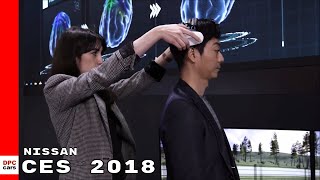 Nissan Brain-to-Vehicle Technology & Driving Simulator At CES 2018 screenshot 4