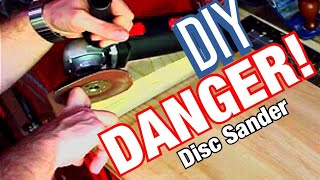 Making a Disc Sander Jig for Angle Grinder