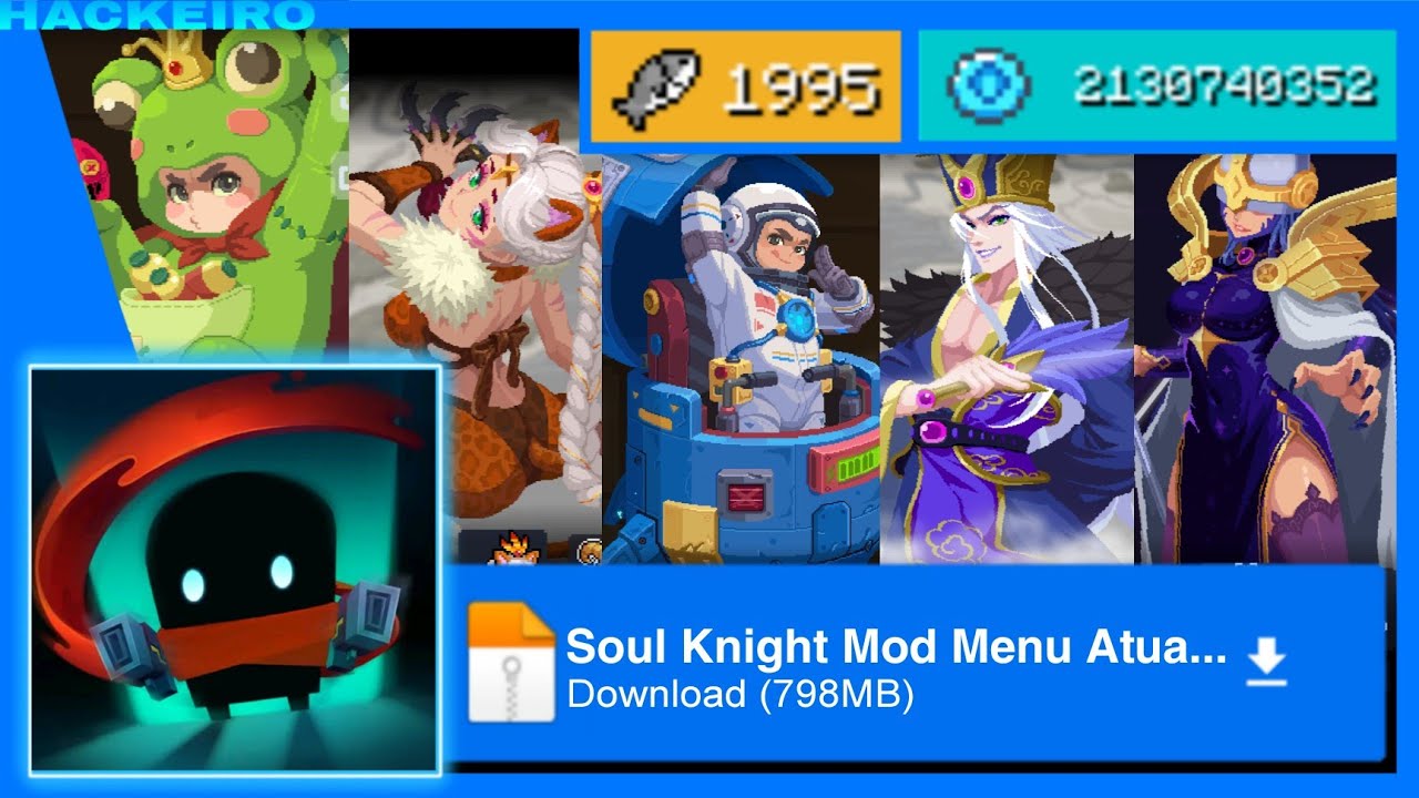 Soul Knight v5.5.2 Apk Mod [Dinheiro Infinito/Mod Menu]