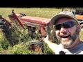Coolest looking old Tractor Pulled From the Bushes for a new Life on the farm