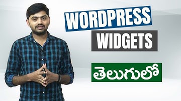 wordpress widgets tutorial for beginners in telugu | Lesson 10