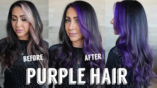 Hair Transformations with Lauryn: Masquerade Purple by Danger Jones Ep. 173