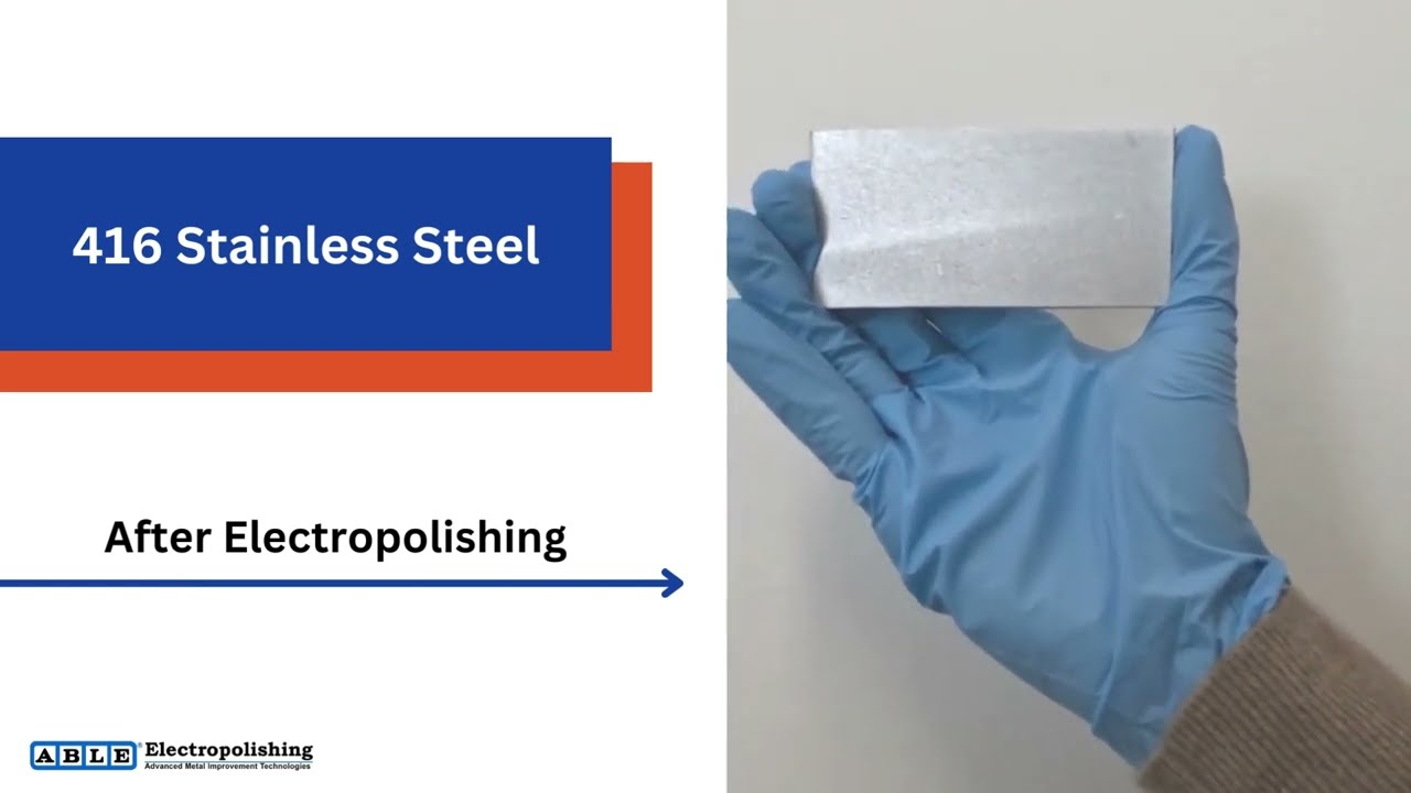Electropolishing 416 Stainless Steel: Before & After