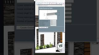 Grooves #sketchup #3dmodeling #1001bittools #architecture
