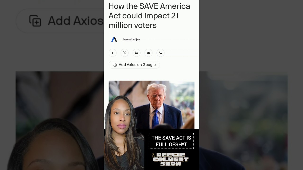 The so-called SAVE Act is Full of Ish!