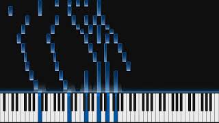 Edvard Grieg - Saucisson de cheval | Piano Visualization