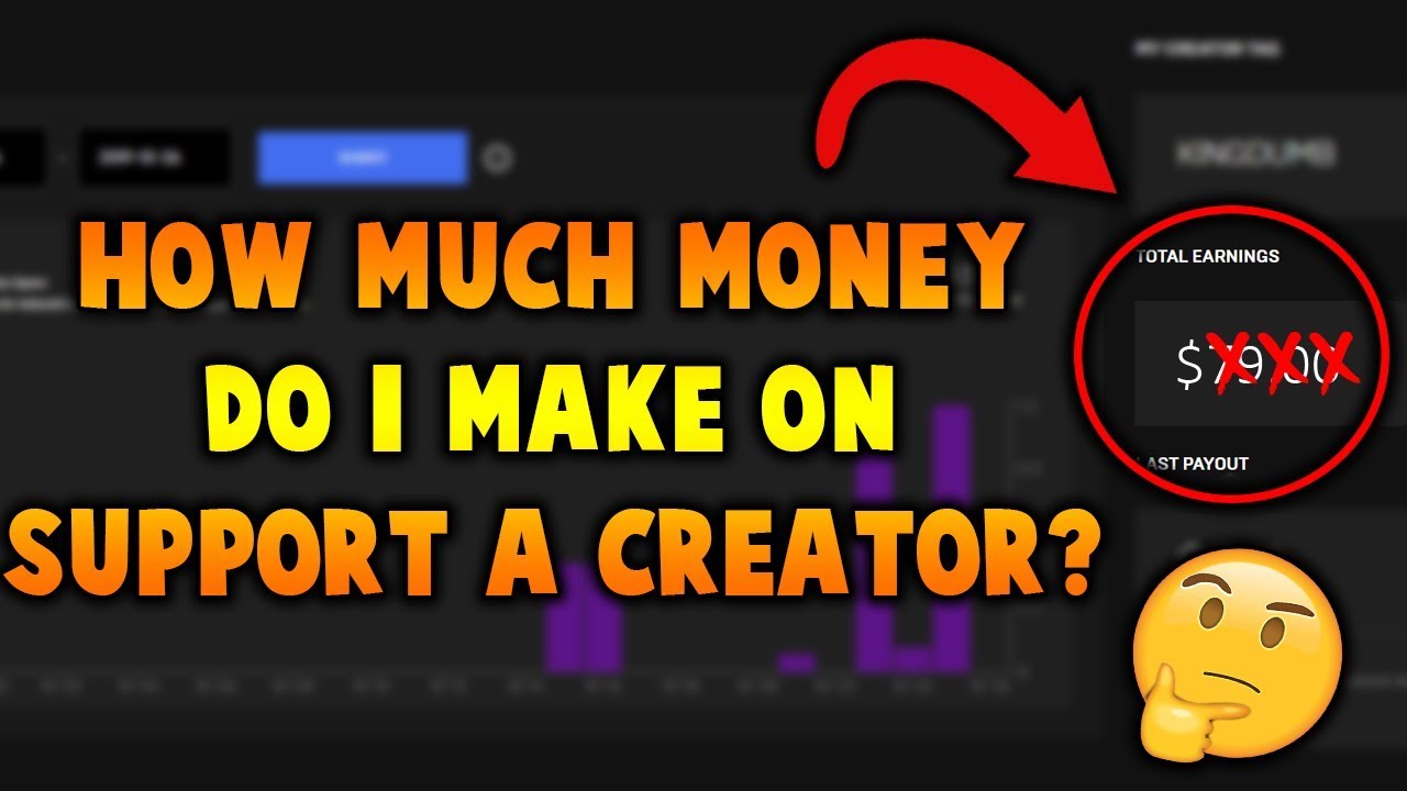 How MUCH Does a Small YouTuber Make on Support-A-Creator Codes?!? - YouTube