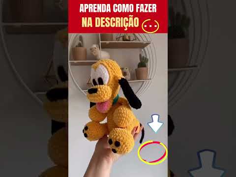 [PASSO A PASSO] Pluto Amigurumi #shorts