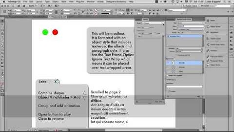 AGP Publishing Week 5: Advanced,  tabs and scrolable elements (Optional)