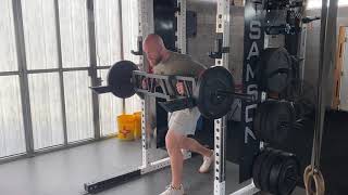 Banded Split Stance Jammer Press // Multi-Grip Bar